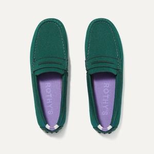 Rothy’s The Driver in Green Juniper Women’s Size 9.5